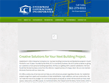 Tablet Screenshot of enterprisecontractors.com